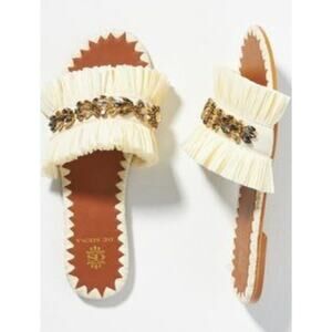 De Siena Semira raffia sandals 37 New